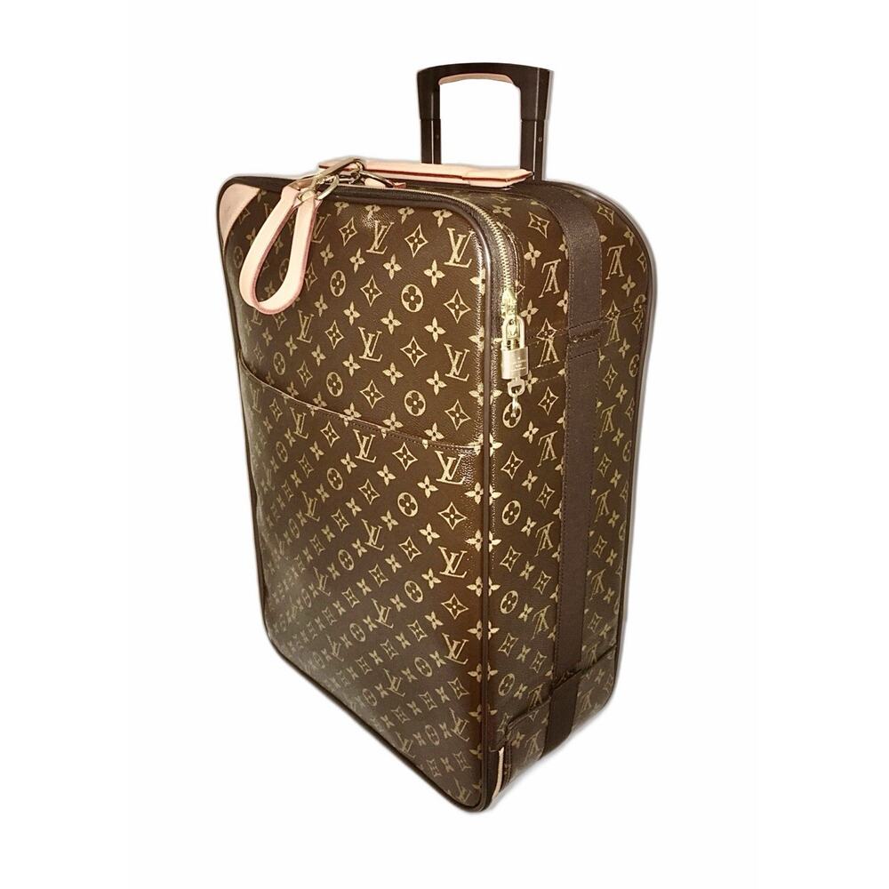 Louis Vuitton Pegase Monogram Suitcase Carry-on w/ Coa & Garment Bag Hanger 🛍️ - Picture 5 of 13